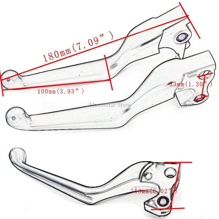 คันโยกสำหรับ-harley-เบรกชะแลงสำหรับรถยนต์ควบคุมด้วยมือของรถจักรยานยนต์สปอร์ตเตอร์เอ็กซ์แอล883-1200เหล็ก48-72โรดสเตอร์ซุปเปอร์โลว์14-cnc-สีดำ