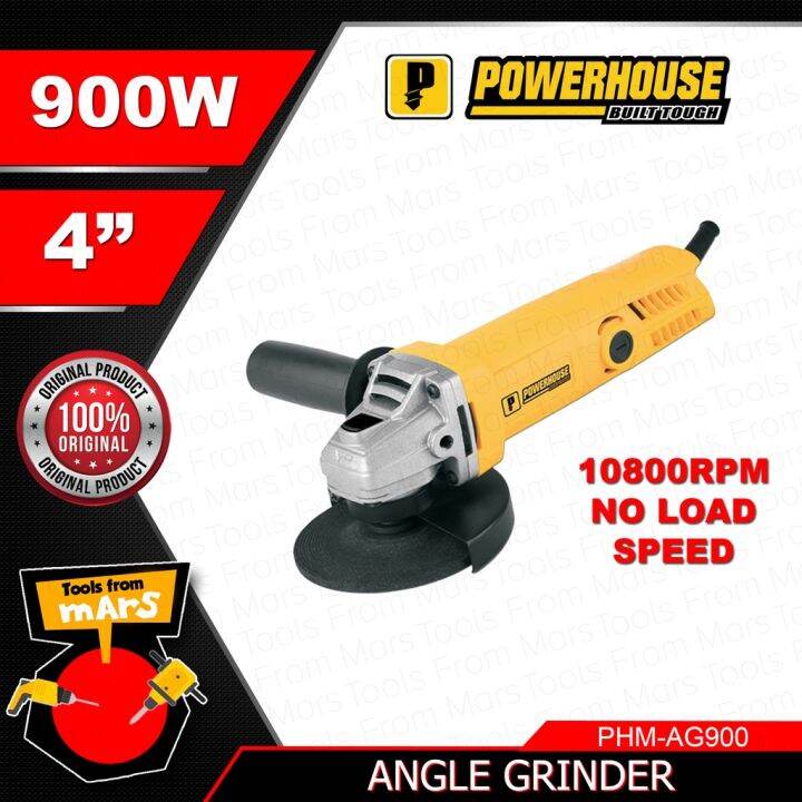 POWERHOUSE USA 900W Angle Grinder 4" PHMAG900 •TOOLS FROM MARS• PHPT
