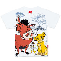 Lion King Simba T-shirt เสื้อยืดเด็กผู้ชายไลอ้อนคิงลายซิมบ้า สินค้าลิขสิทธ์แท้100% characters studio