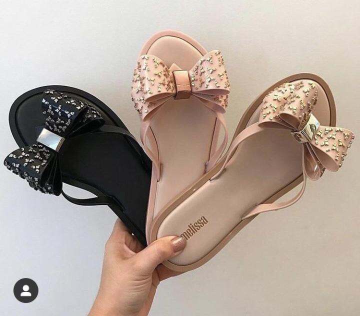 melissa bow flip flops