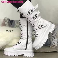 Asdsadsaaff Botas De Platafora Gótica Punk พารามัลเฮอร์ Botas Com Renda Sapatos Casuais Trabalho Senhoro Pu Marca Luxo Nova Inverno 2023