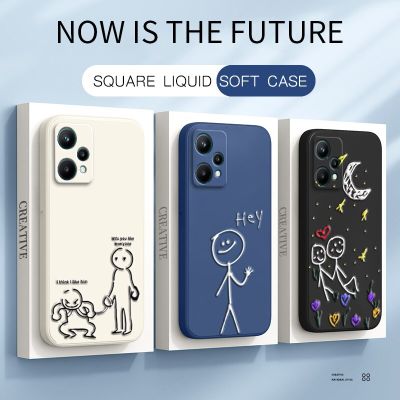 Square Liquid Silicone Cute Phone Cases for OPPO Realme 9 SE Pro 5G Speed Global Back Cover Realme9 9Pro Girl Friend Armor Shell Electrical Connectors