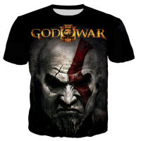 2023ร้อนเกม God Of War 3D พิมพ์เสื้อยืดผู้ชายแฟชั่นสไตล์ลำลอง Streetwear T เสื้อ Hip Hop Streetwear Harajuku สไตล์เสื้อ