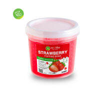 ทีอีเอ ไข่มุกป๊อป รสสตรอว์เบอร์รี่ มุกป๊อป Popping Boba Strawberry ท็อปปิ้งรสผลไม้ 1,000 กรัม