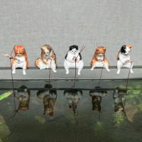 hot！【DT】 Set of 5 Fishing Ornaments for Aquarium Landscaping Decoration Accessories Products