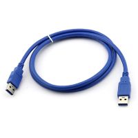 0.3/0.5/1M USB 3.0 pria KE pria kabel ekstensi Data plug-and-play hingga 4.8 Gbps kabel Data konektor transfer Data kecepatan super