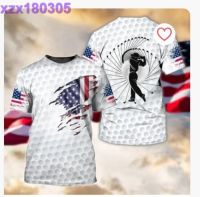 3D All Over Printed American Golf Shirt, Golfer T Shirt, Golf Shirts Men Women