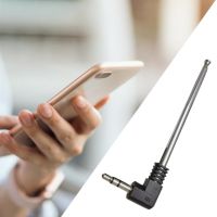 【CW】 3.5mm Antenna Stainless Retractable FM Radio Receiver Aerial Steel Multi Purpose Interface For Car Mobile Phone