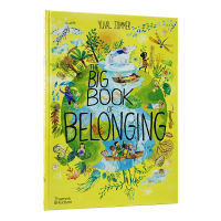 The big book of belong large hardcover exquisite illustrations hundred flowers large picture book English original childrens popular science books English Enlightenment nature