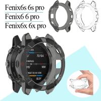 For Garmin Fenix 6 Pro 6S 6X Pro Soft Crystal Clear TPU Protector Case Cover Frame Smart watch accessories Fenix6 Fenix6X Shell Cables