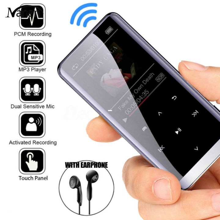 เครื่องบันทึกวิทยุเอฟเอ็มสื่อ-mp4ลำโพงเล่นเพลงกีฬาเครื่องเล่น-hifi-mp3บลูทูธ