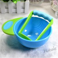 【hot sale】 ™▪ C01 [☪RAYA BERSAMA☪]Toddler Baby kids Bowl Handmade Grinding Mill Learn Dishes Handmade Grinding Food Bowl Grinding Bowl Food Supplement