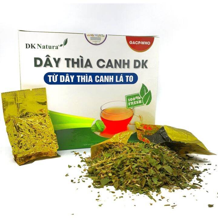 Dây thìa canh lá to DK natura - sản phẩm cho người tiểu đường - hộp 15 gói  nhỏ 