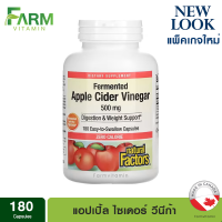 Natural Factors, Apple Cider Vinegar, 500 mg, 180 Capsules