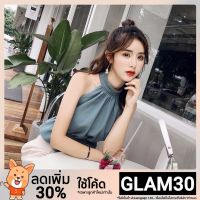 **โค้ด GLAM30 ลด 30%** เสื้อกันหนาวสตรีแขนกุดไม่รัดรูป