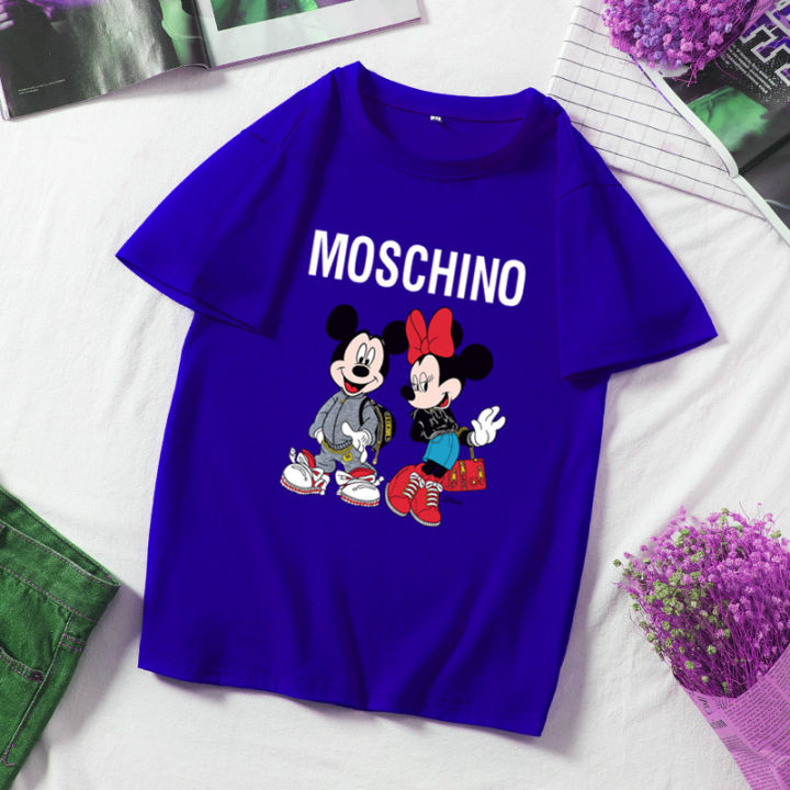 moschino-s-xxl-7-สี-พร้อมส่ง-เสื่อยืดพิมพ์ลายมิกกี้-เสื้อยืดแฟชั่นมาแรง-ผ้าดีใส่สบายราคาถูก