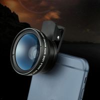 37mm Mobile Lens Professional 0.45x49uv Ultra Wide Angle Macro HD Lens Universal Clip Multifunctional 2-in-1 mobile phone lens