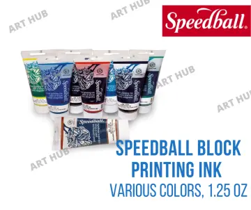 Speedball Water-Soluble Block Printing Ink 1.25oz Light Red