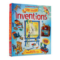 Usbornes invention see inside inventions imported English original picture book large open hardcover paperboard flip book eusborne science flip three-dimensional book series