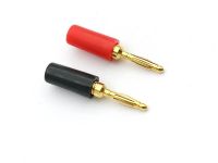 10pcs 2mm gold plated Banana Plug for Test Probes Instrument Meter Conversion