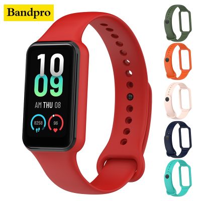 Bandpro Silicone Strap For Huami Amazfit Band 7 Fashion Smartwatch Band Replacement Sports Bracelet Wristband Accessories Wall Stickers Decals