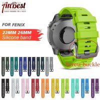 ANBEST 26mm 22mm Band for Garmin Fenix 6X/ 6X Pro/5X/3 Soft Silicone Strap for Fenix 6/6 Pro/5/5 Plus Smartwatch Accessories