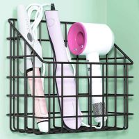 Original High-end Bathroom curling iron storage discharge splint hair dryer shelf bathroom straight clip free punching placement artifact