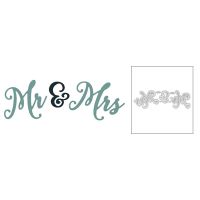 ❍ 2020 New English Words Mr and Mrs Metal Cutting Dies For DIY Decoration Album Greeting Card Paper Scrapbooking Making No Stamps