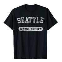 2023 new คอตต้อนคอกลมขายดี เสื้อยืดลําลอง แขนสั้น พิมพ์ลาย I Love Evergreen State Seattle สไตล์คลาสสิก สําหรับผู้ชาย EHmogj74