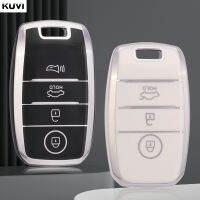 `CW `CW`NEW 3 4 Buttons TPU Car Remote Smart Key Case Cover for KIA Rio5 Sportage Ceed Cerato K3K X3 K4 K5 Sort Optimizer