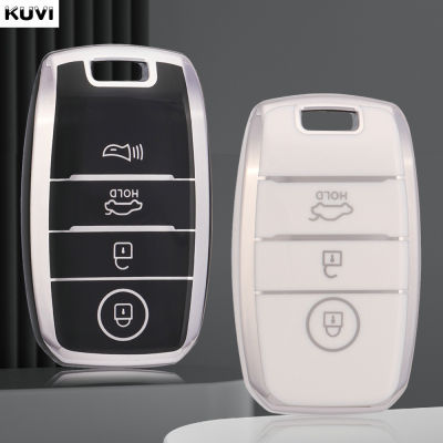 `CW `CW`NEW 3 4 Buttons TPU Car Remote Smart Key Case Cover for KIA Rio5 Sportage Ceed Cerato K3K X3 K4 K5 Sort Optimizer
