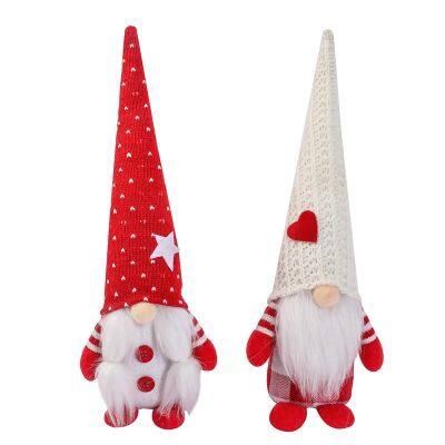 2Pcs Faceless Dwarf Doll Christmas Creative Desktop Dolls Pendant Adornment Decoration Home Bedroom Toys for Kids