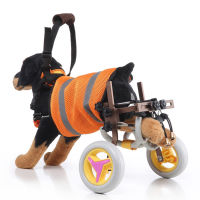 Wheelchair For Disabled Dog Old Dog Cat Walking Assisted Car Adjustable Lightweight Hind Legs Rehabilitation Dog Wheelchair