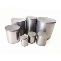 High-purity graphite melting crucible casting with lid melting tool gold silver copper 5 size