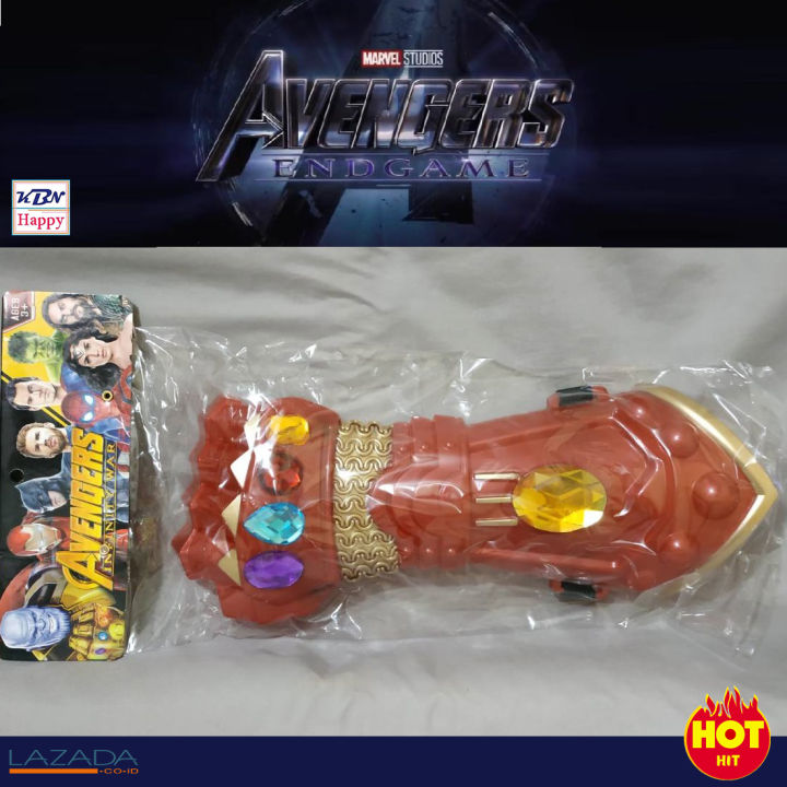 Ironman Infinity Gauntlet ถุงมือไอรอนแมน อินฟินิตี้  ถุงมือใส่เล่นเพื่อความสนุก พร้อมอัญมณีทั้ง 5 เม็ด สวยงามดูสมจริง จาก Avenger  Endgame | Lazada.Co.Th