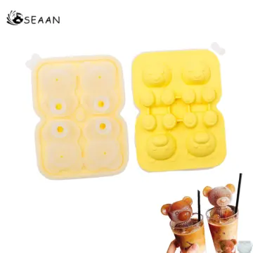 1pc Cat Shape Ice Tray Silicone Mold, Cute Cat Ice Maker, Whiskey Ice Cube  Tray, Chocolate, Pudding, Jelly And Candy Molds