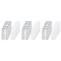 12 Pcs to Do List Memo Board Removable Message Board Plastic RV Personal Schedule Board with 24 Cards