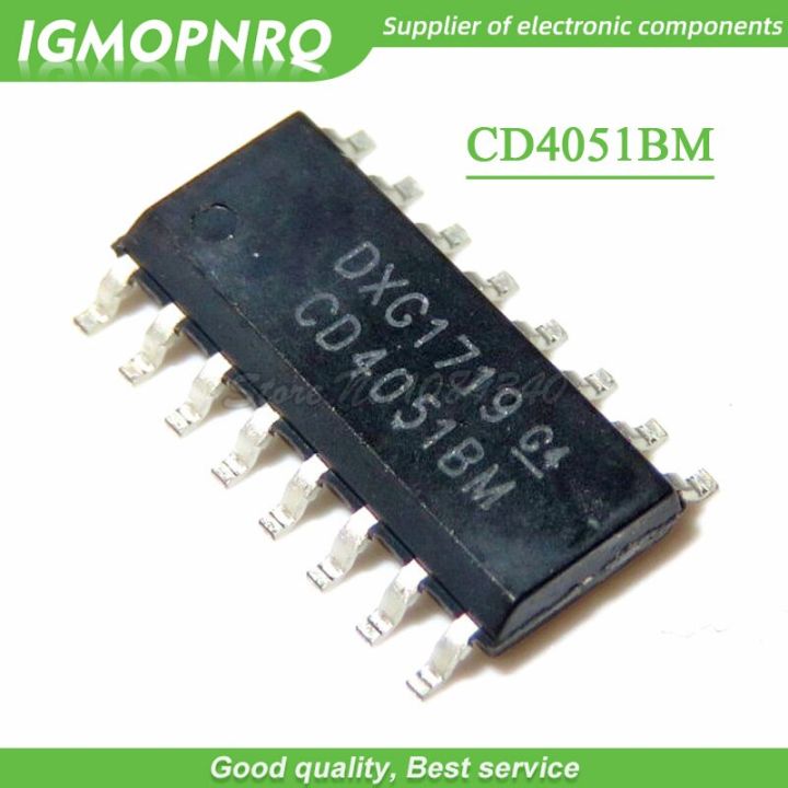 10PCS CD4051BM CD4051B CD4051 4051 SOP16 Eight Selective  Switch New Original Free Shipping