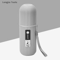 Longjia Tools กล่องเก็บแปรงสีฟันแบบพกพากล่องใส่อุปกรณ์ป้องกันขณะเดินทาง