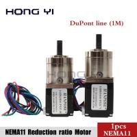 มอเตอร์สเต็ป Nema11 11hs2810 3410 4010 5010-pg 4-Lead 28มอเตอร์เครื่องอัดรีดอัตราส่วนมอเตอร์สเต็ปเกียร์5.18กระปุกเกียร์ดาวเคราะห์