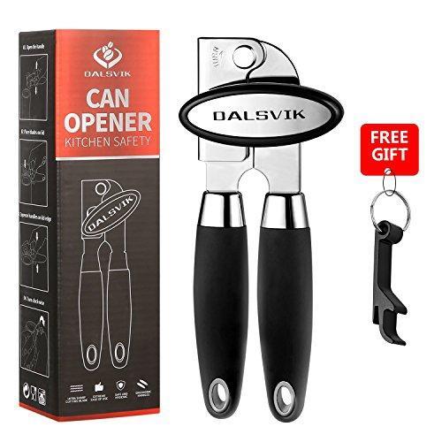 Shop for Can Opener Soft Edge Tin Opener Manual Durable Stainless Steel  with Ergonomic Soft Grips Handle with Easy Turn Round Knob Openers for  Seniors with Arthritis Ultra Sharp Cutting Tool at