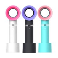 【CW】 Handheld Rechargeable Cooler No Cooling Air Fans Desktop Office Outdoor Makeup Tools