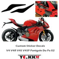 For Ducati Panigale V4 V4R V4S V4SP Full Car Stickers Custom Decals Special Fairing Sticker Decal Matt Black Red Du Pa X2