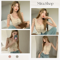 Mira_shop เสื้อกล้าม เสื้อลูกไม้ สายเดี่ยว รุ่นใหม่ 295#