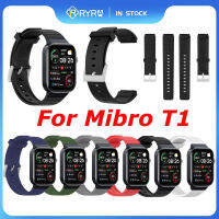 RYRA 4 Pcs สายซิลิโคนสำหรับ Mibro T1 Smart Watch อุปกรณ์เสริมสมาร์ทนาฬิกาสำหรับ Mibro T1สายรัดข้อมืออุปกรณ์เสริม