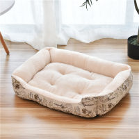 2020 baby soft large Pet Dog Bed Cat kennel Warm Cozy Dog House Soft Fleece Nest Dog Baskets Mat Autumn Winter Waterproof Kennel