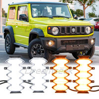 ไฟตะแกรงหน้า LED สำหรับ Suzuki Jimny 2019 2020 2021 2022 2023 ไฟบอกขับรถพร้อมสัญญาณไฟเลี้ยว4ชิ้น