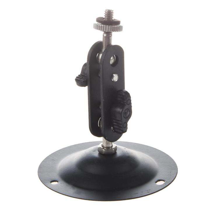 Wall Mount Round Base Flexible Bracket Stand for CCTV Camera Camcorder