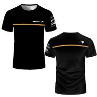 （Can Customizable）New Summer F1 T-Shirts Formula One Mclaren Team Racing Car 3D Print Men Women Sports Casual O-Neck T Shirt Kids Tees Tops Jersey Top（Adult and Childrens Sizes）