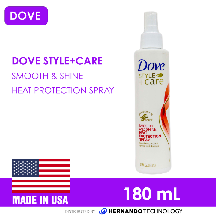 Dove Style + Care Smooth & Shine Heat Protection Spray 180 mL Lazada PH